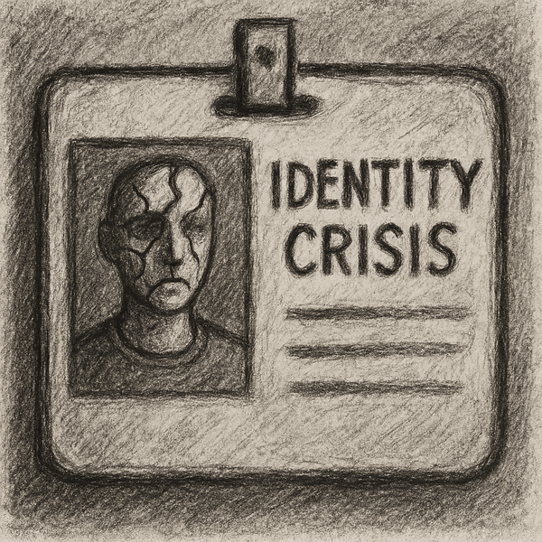 A drawing of a ID card